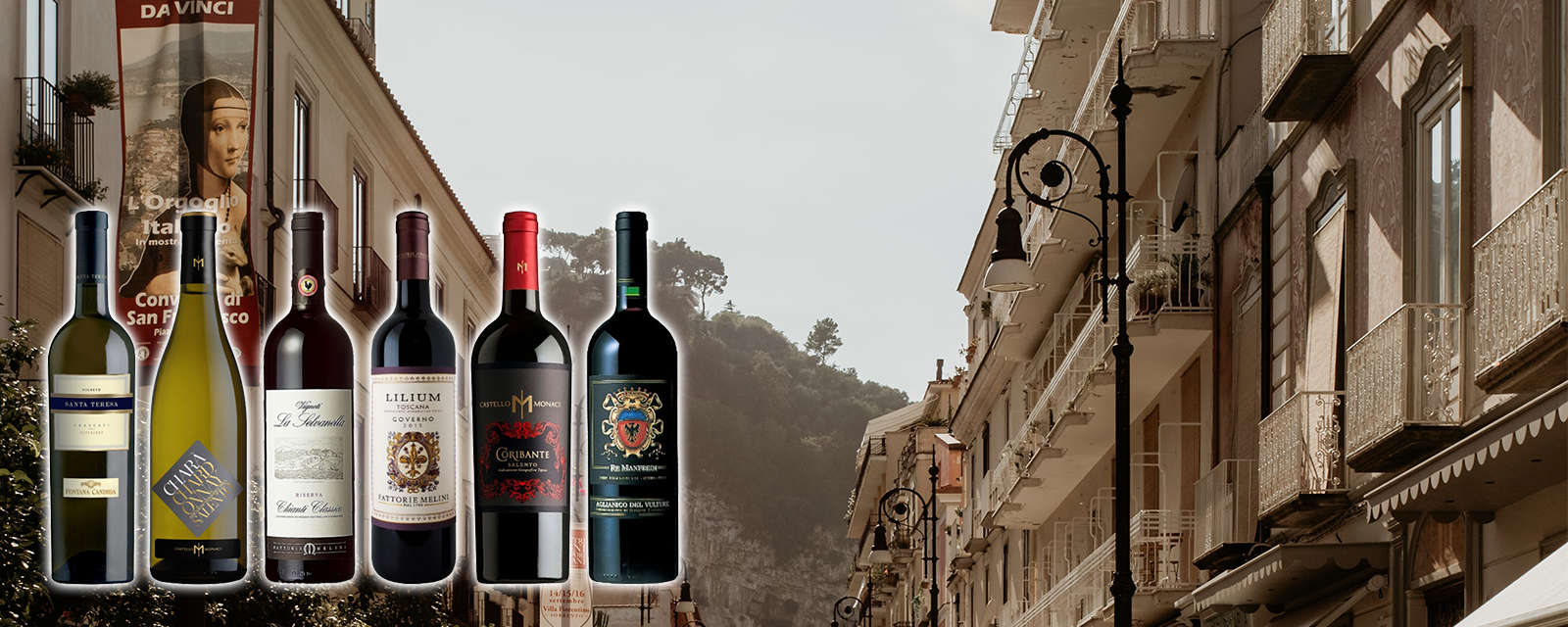 No.1 イタリアワインセット - 「世界のぶどう畑から」